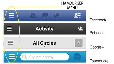 hamburger menu example 1