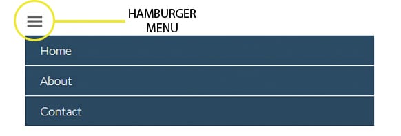 hamburger menu example 2